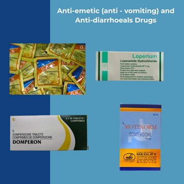 Anti-emetic(anti-vomiting) and anti-diarrheals drugs