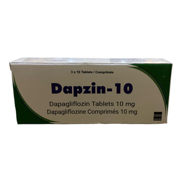 Dapagliflozin 10mg tablets - Dapzin 10mg