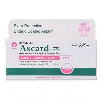 Ascard-75mg tablets - Hospitech and Pharma Limited
