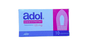 Paracetamol Suppostories 125mg - Adol 10's - Hospitech and Pharma Limited