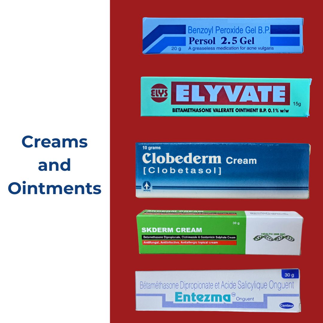 Creams and Ointments