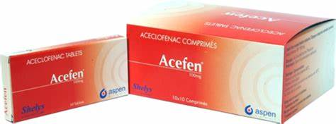 Aceclofenac 100mg -Acefen - Hospitech and Pharma Limited