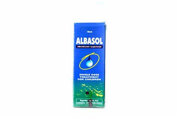 Albendazole Albasol Suspension 10ml - Hospitech and Pharma Limited