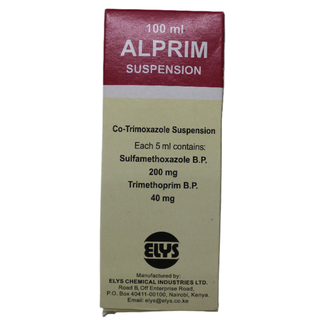 Cotrimoxazole(Septrin) Syrup- Alprim 100ml - Hospitech and Pharma Limited