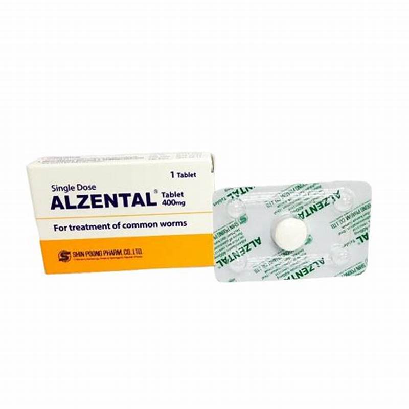 Albendazole 400mg Alzental tablets - Hospitech and Pharma Limited