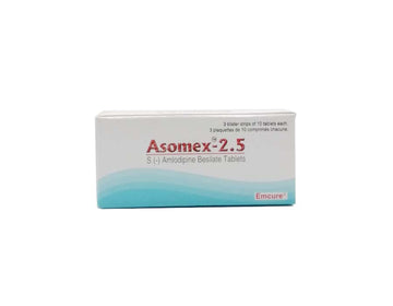 Amlodipine 2.5mg - Asomex 2.5