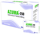 Azithromycin 250mg tablets-Azuma 250 - Hospitech and Pharma Limited