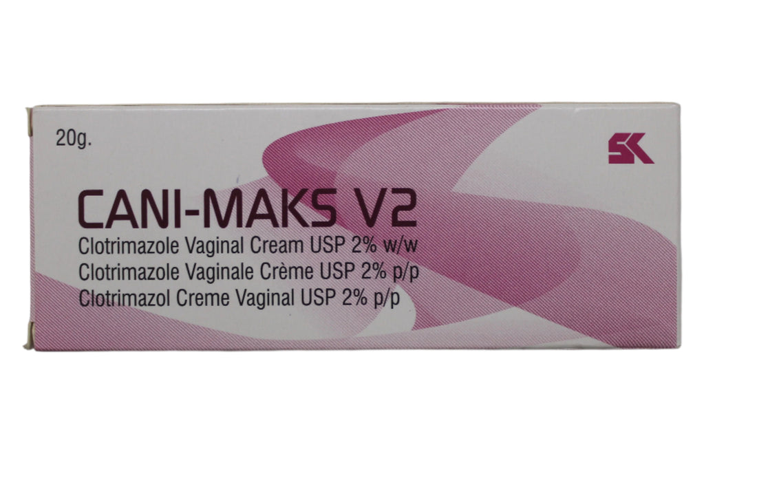 Clotrimazole vaginal cream -Cani-Maks V2 Cream - Hospitech and Pharma Limited