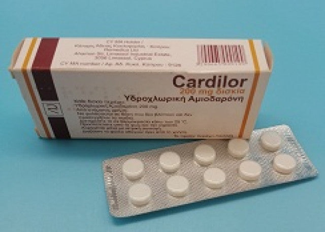 Amiodalone Tabs 200mg -Cardilor 30's