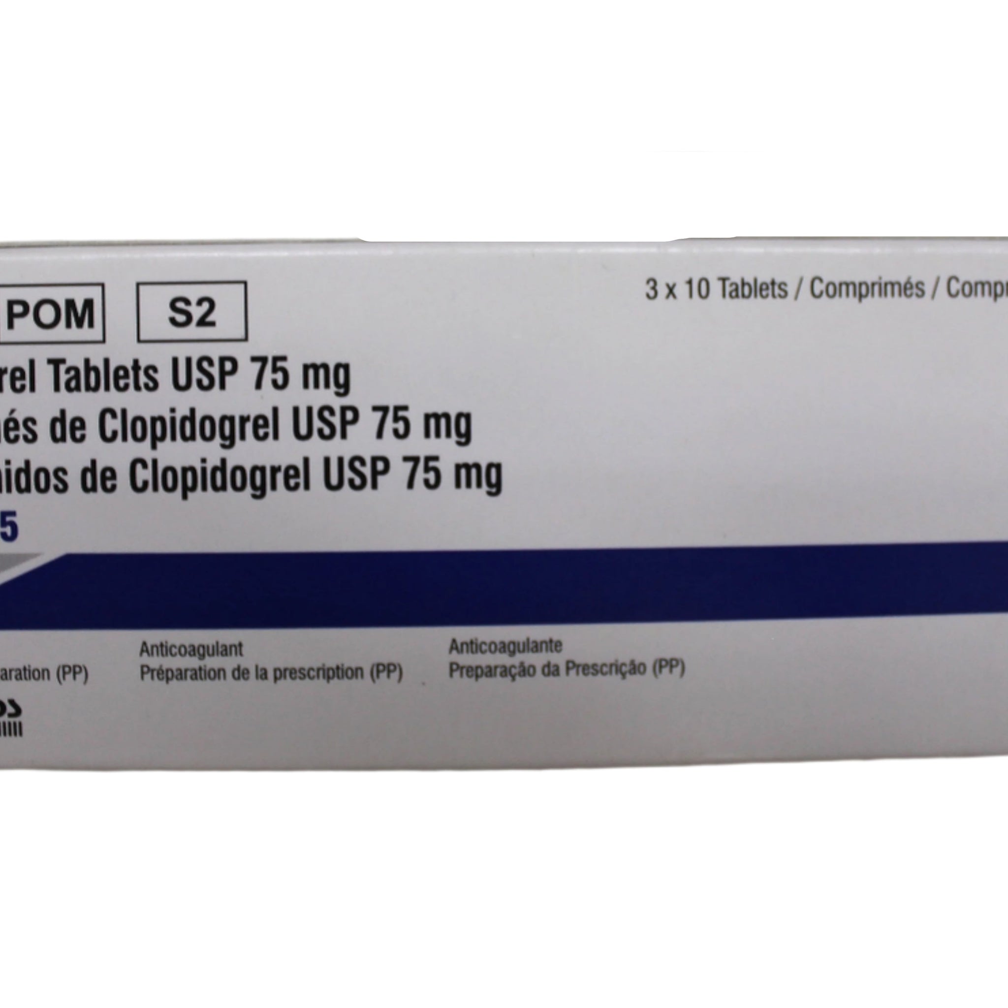 Clopidogrel 75mg - Clopi 75 - Hospitech and Pharma Limited