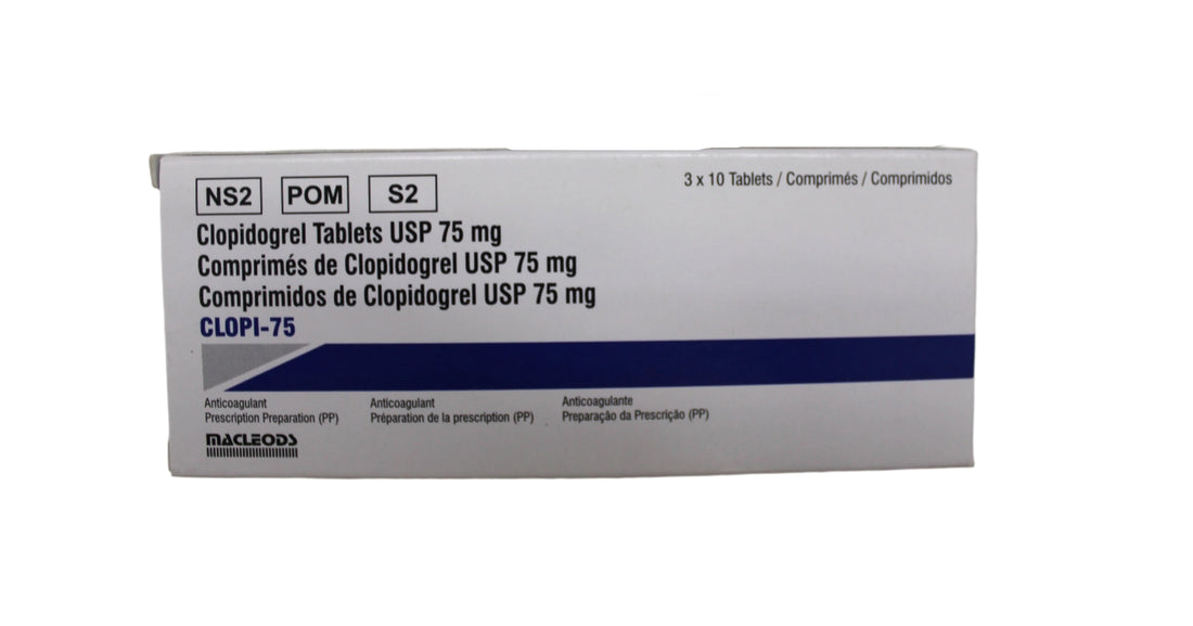 Clopidogrel 75mg - Clopi 75 - Hospitech and Pharma Limited