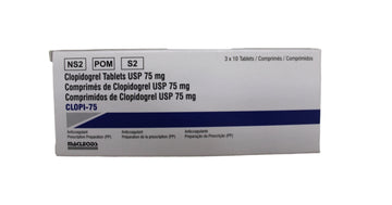 Clopidogrel 75mg - Clopi 75 - Hospitech and Pharma Limited