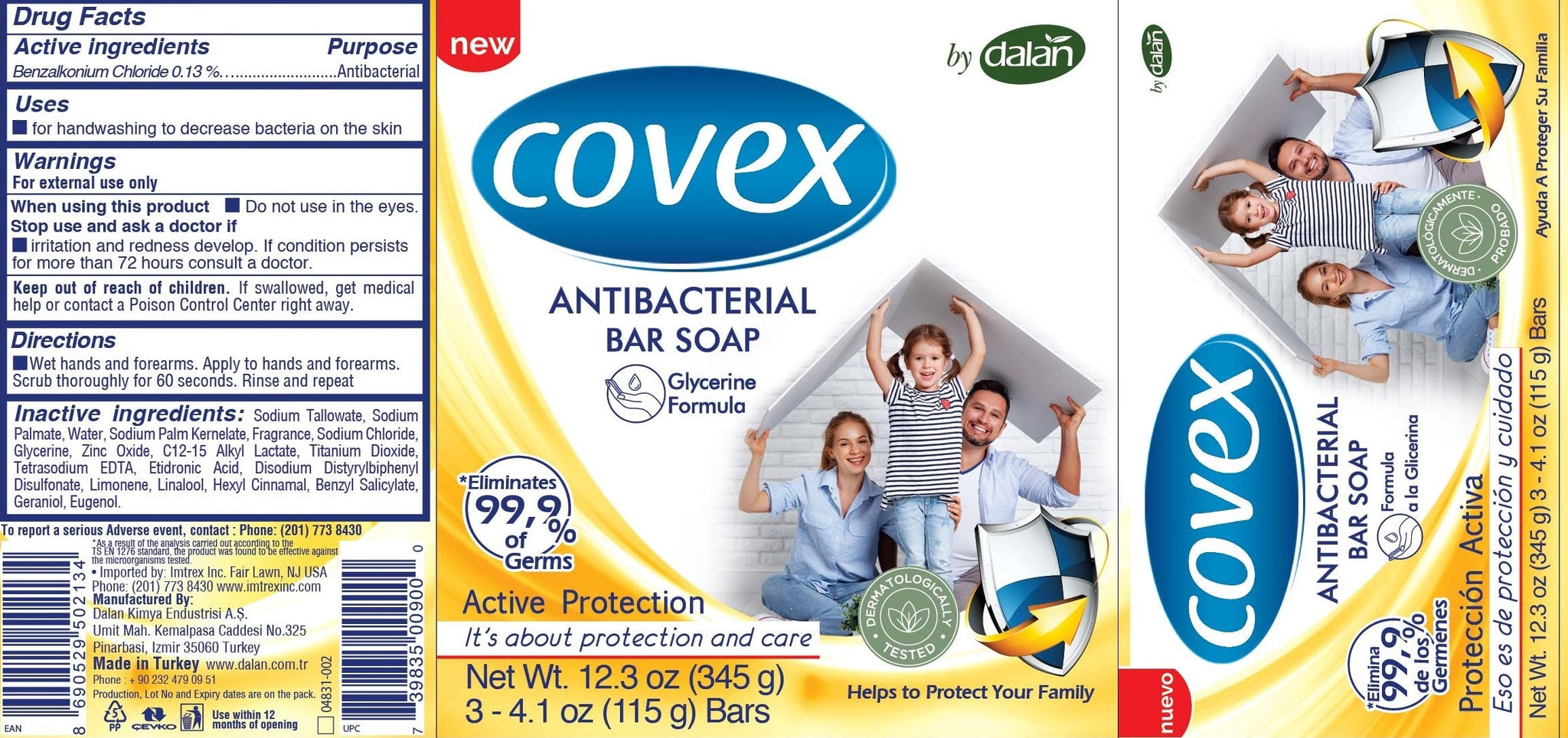 Covex Soap Dalan 1's - Hospitech and Pharma Limited