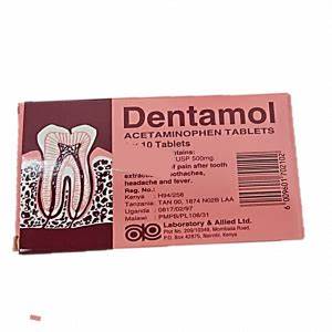 Dentamol Tablets 20's - Hospitech and Pharma Limited