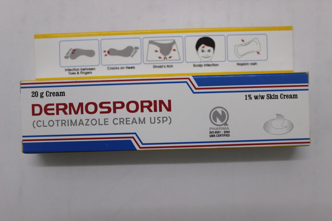 Clotrimazole cream -Dermosporin - Hospitech and Pharma Limited
