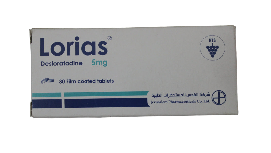 Desloratadine 5mg tablets -Lorias - Hospitech and Pharma Limited