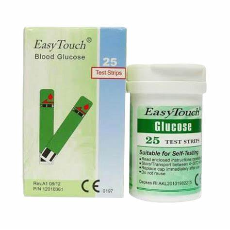 Easy Touch Blood Glucose Strip 25's - Hospitech and Pharma Limited
