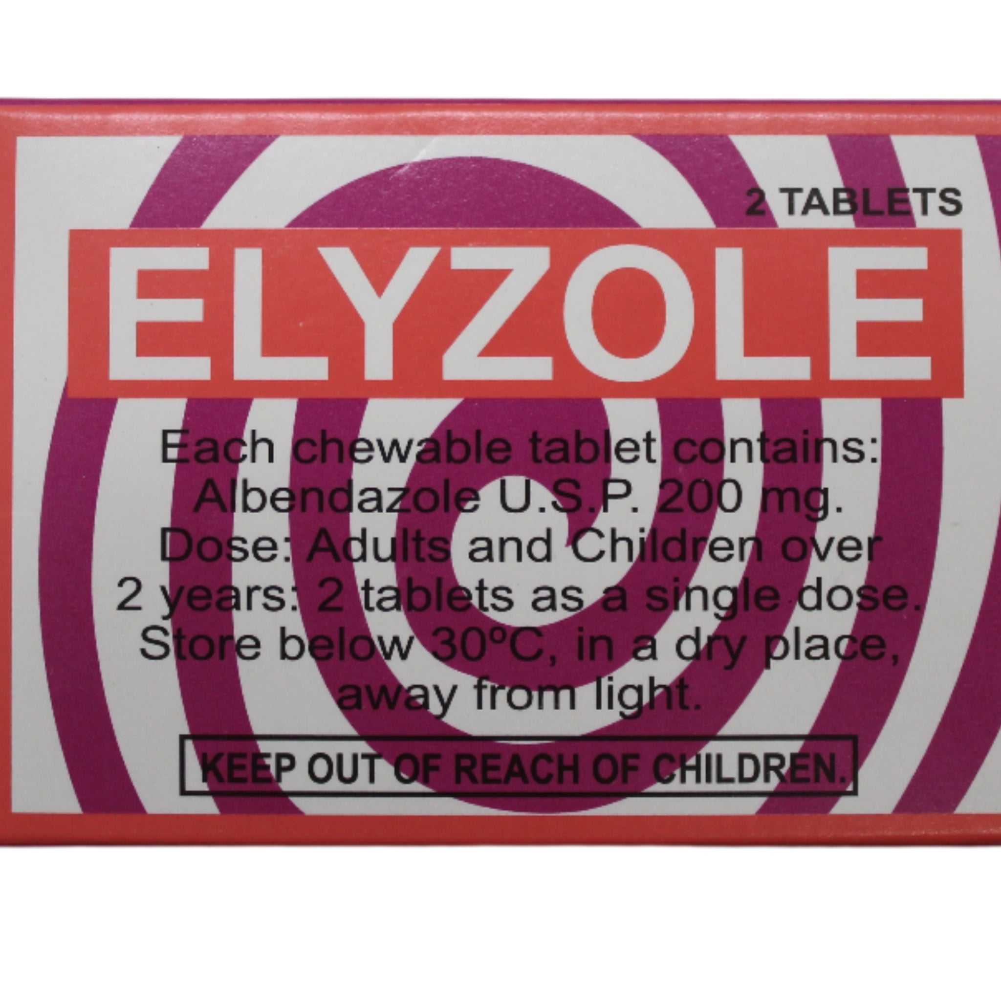 Albendazole 200mg Tablets - Elyzole - Hospitech and Pharma Limited