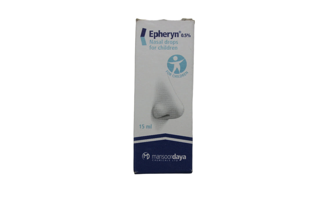 Ephedrine 0.5% paediatric nasal drops - Epheryn - Hospitech and Pharma Limited