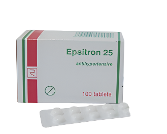 Captopril 25mg tablets -Epsitron - Hospitech and Pharma Limited