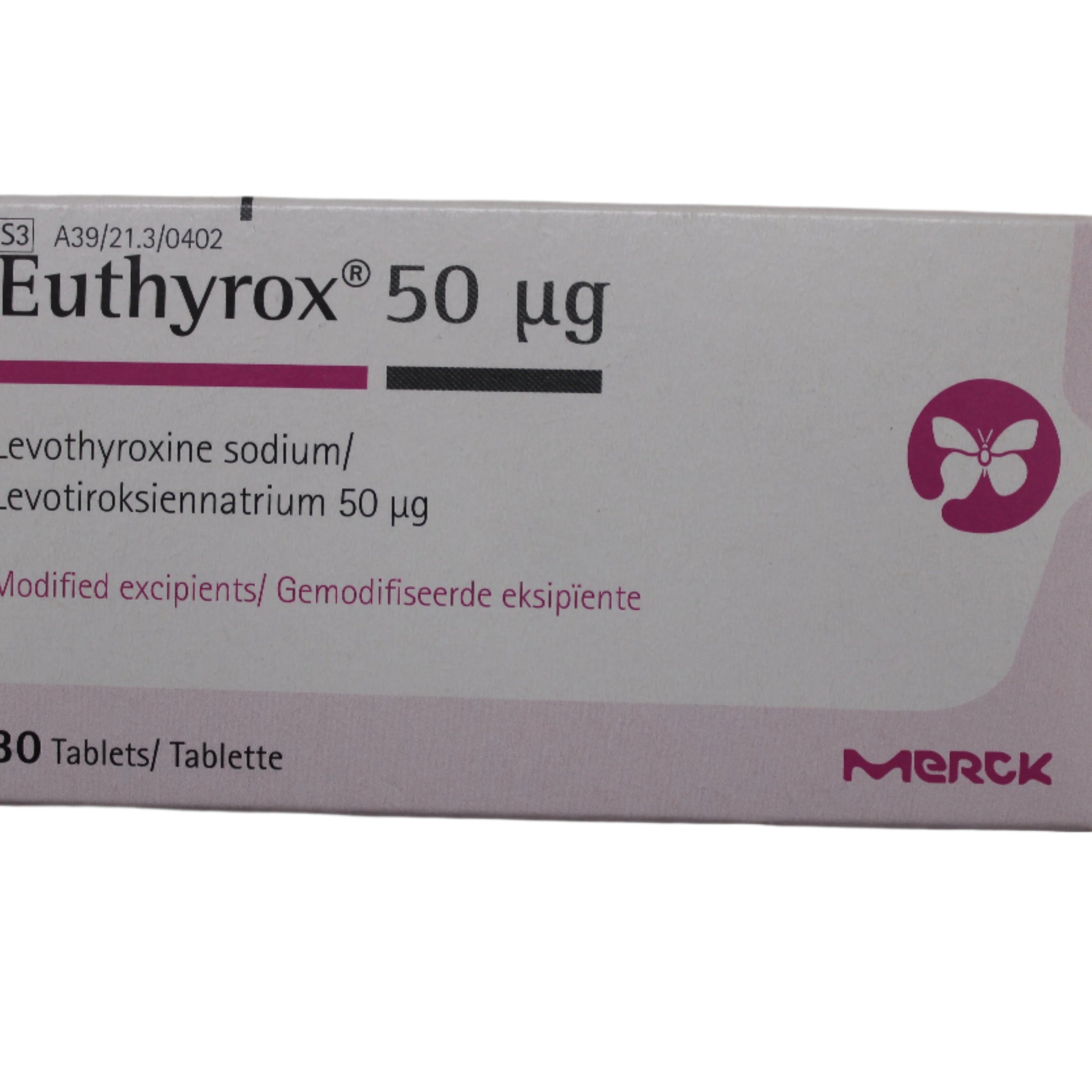Levothyroxine 50µg - Euthyrox - Hospitech and Pharma Limited