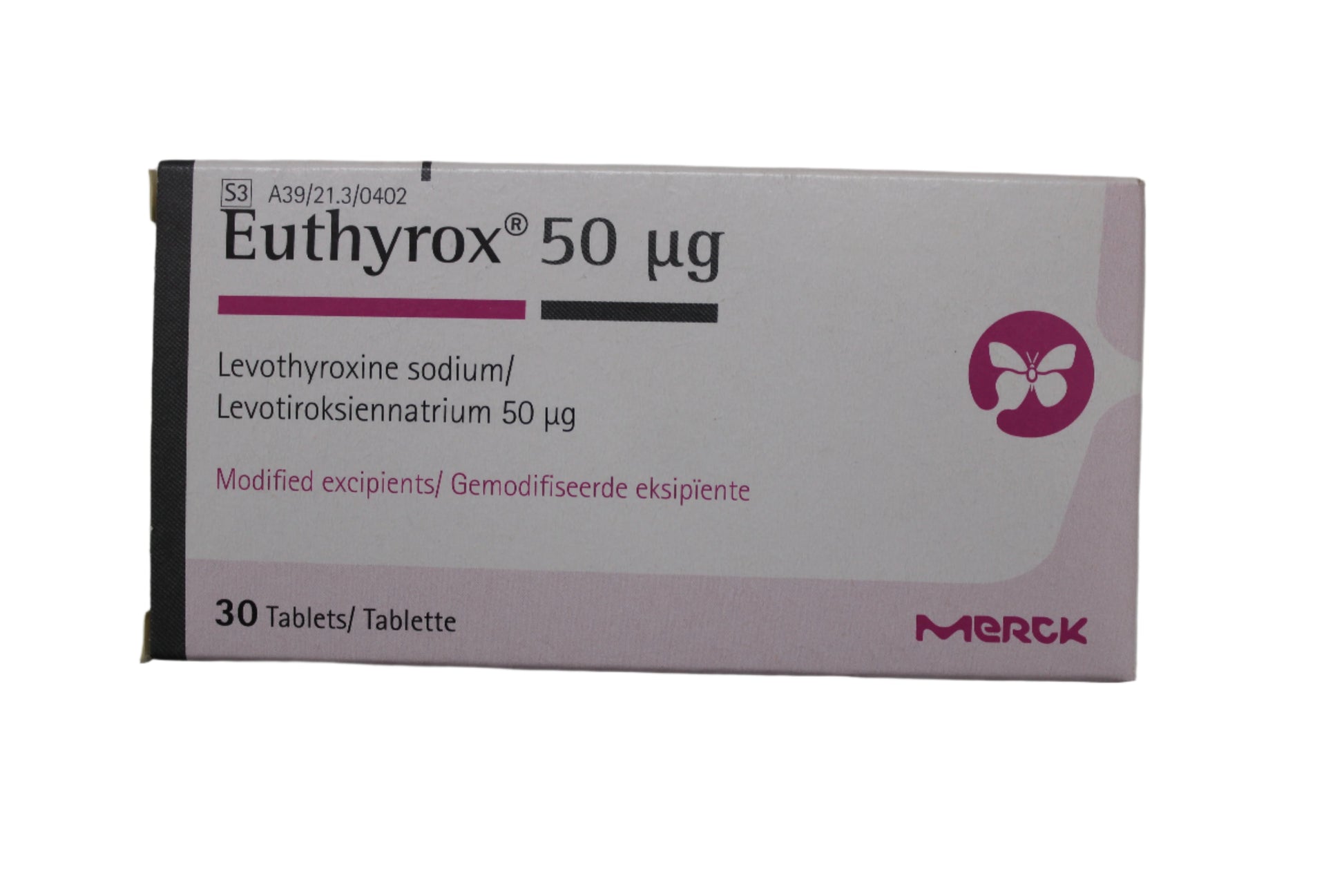 Levothyroxine 50µg - Euthyrox - Hospitech and Pharma Limited