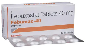 Febuxostat 40mg tablets -Febumac 40mg - Hospitech and Pharma Limited