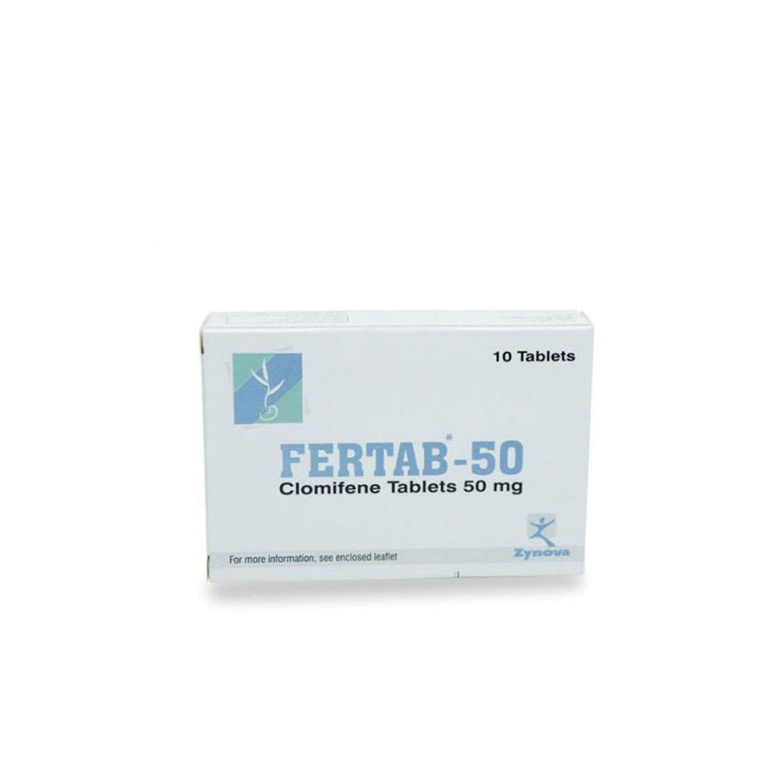 Clomifene 50mg tablets - Fertab - Hospitech and Pharma Limited