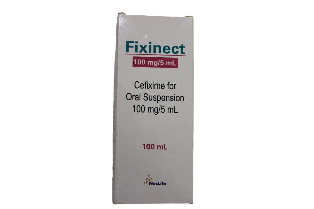 Cefixime oral suspension 100mg/5ml -Fixinect - Hospitech and Pharma Limited