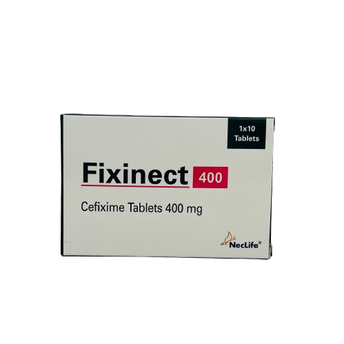 Cefixime 400mg tablets  -Fixinect 400mg - Hospitech and Pharma Limited