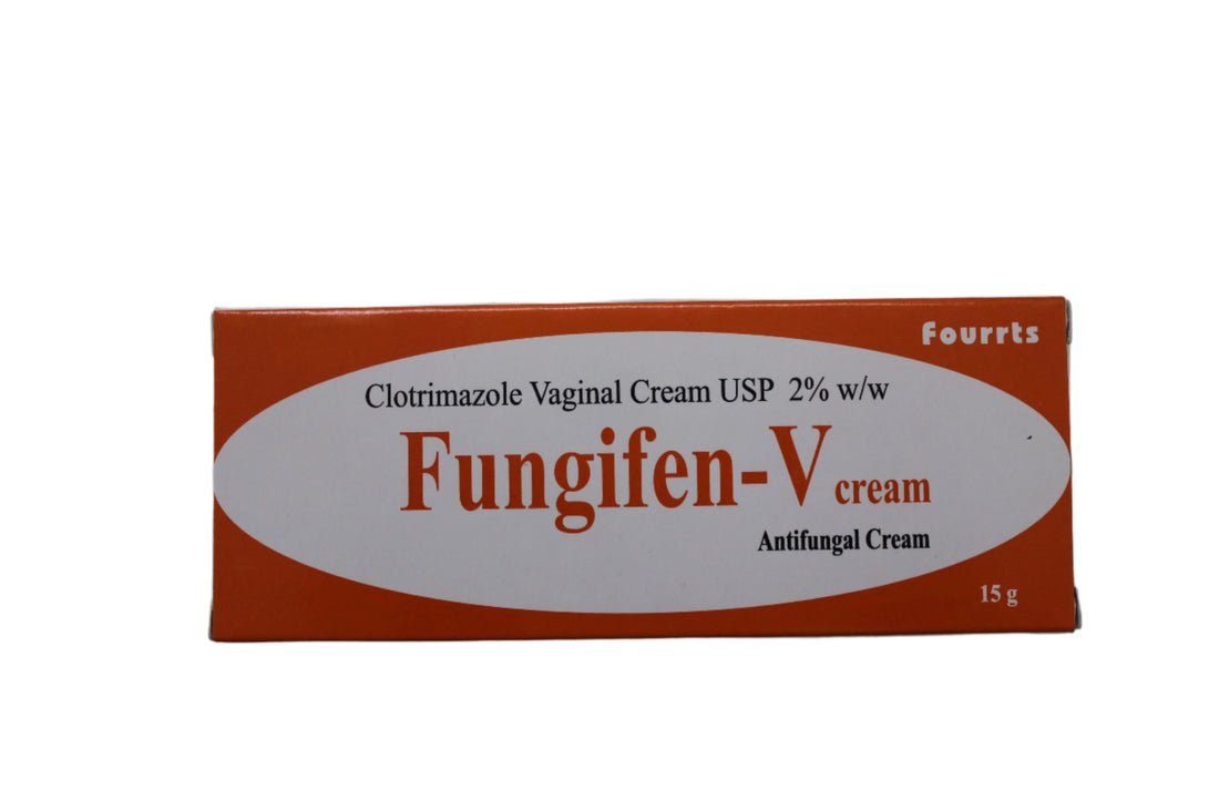 Clotrimazole Vaginal Cream - Fungifen-V 15gm - Hospitech and Pharma Limited