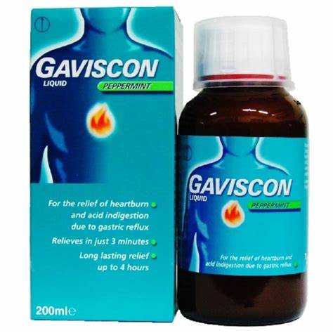 Gaviscon Peppermint 200ml - Hospitech and Pharma Limited