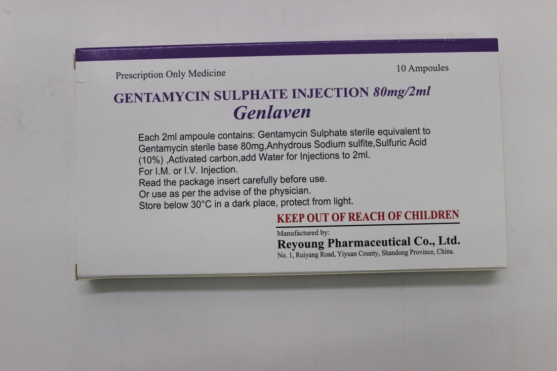 Gentamycin injection -Genlaven - Hospitech and Pharma Limited