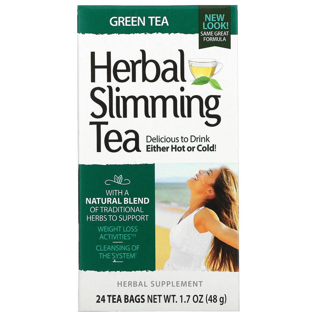 Herbal Sliming Tea -Green - Hospitech and Pharma Limited