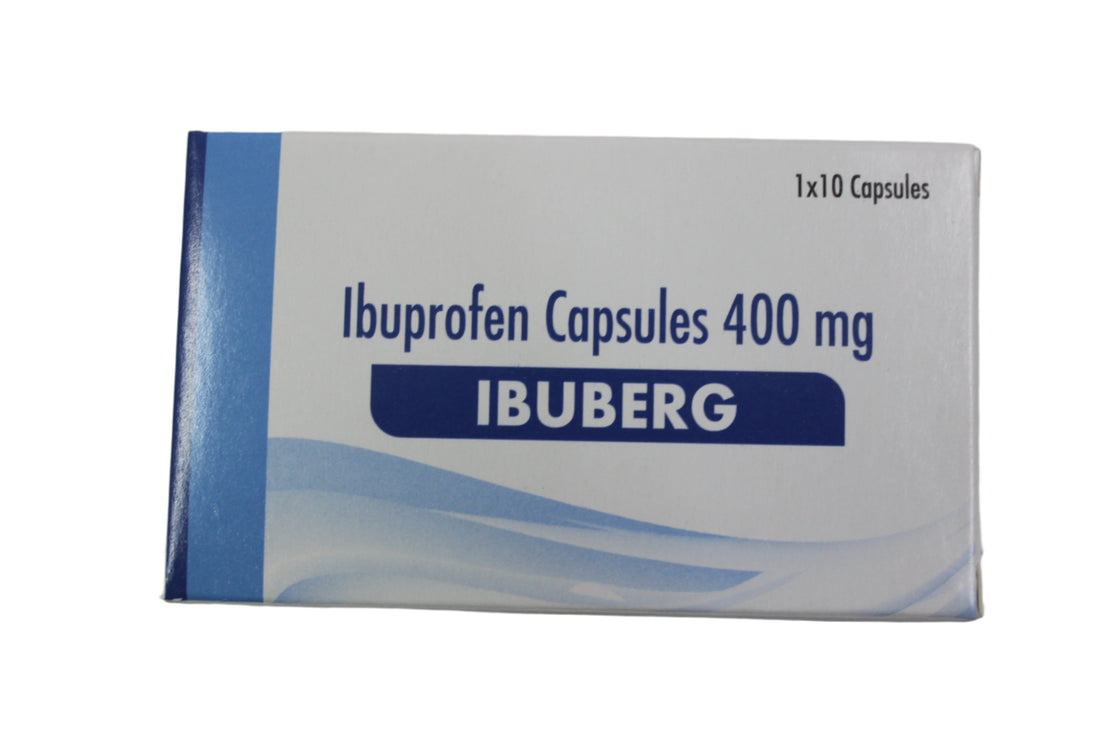 Ibuprofen 400mg Capsules -Ibuberg - Hospitech and Pharma Limited