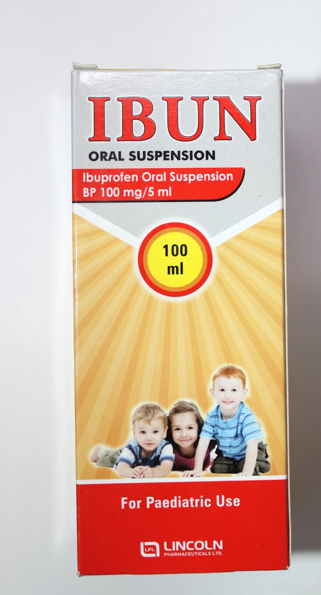 Ibuprofen Syrup -Ibun - Hospitech and Pharma Limited
