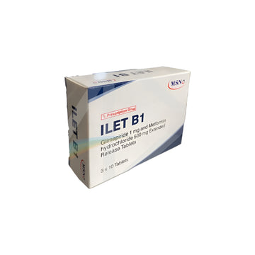 Glimepiride 1mg and Metformin 500mg -ILET B1