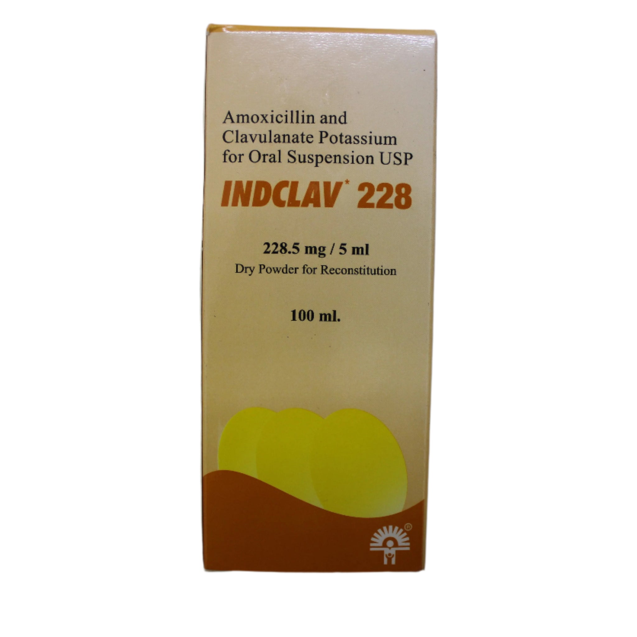Amoxyclav 228mg suspension -Indclav - Hospitech and Pharma Limited