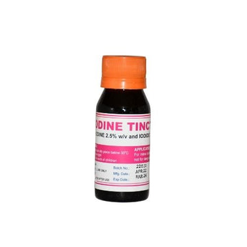 Iodine Tincture 50ml - Hospitech and Pharma Limited
