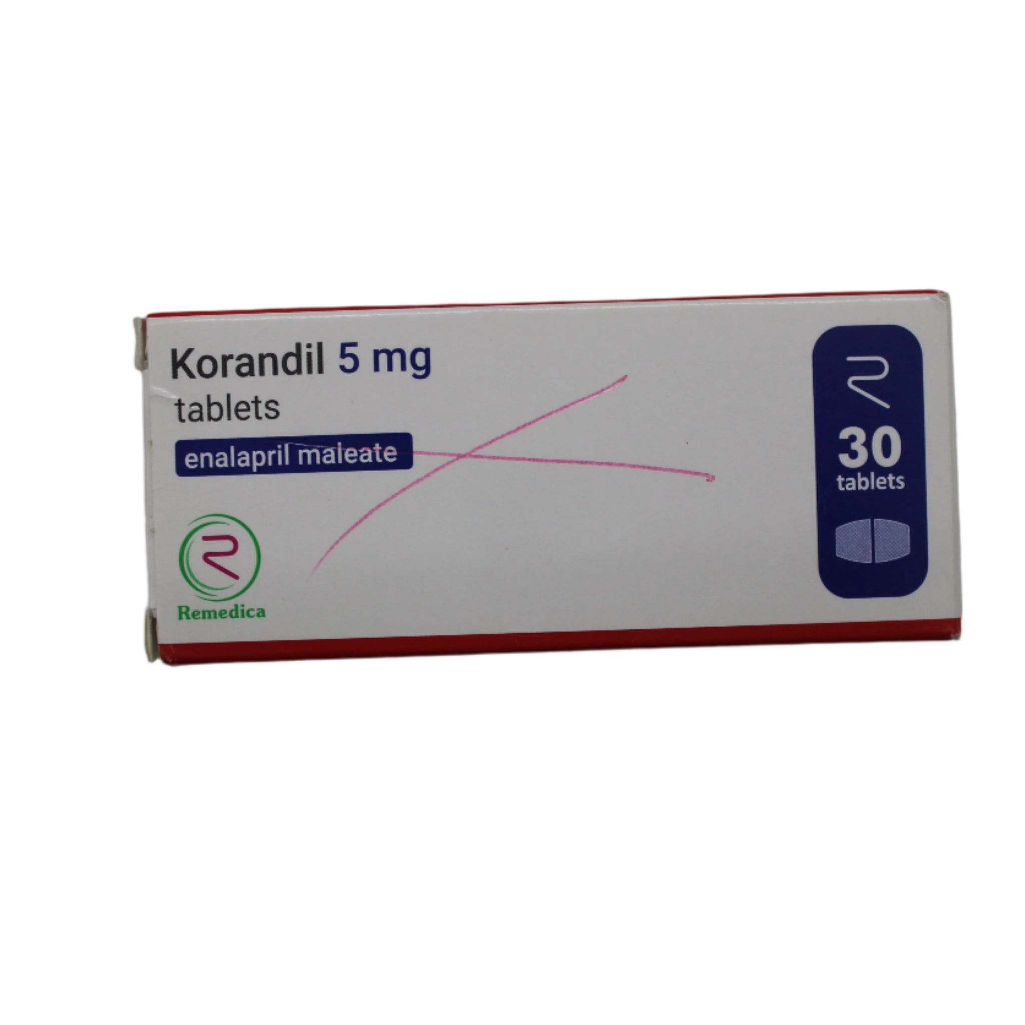 Enalapril 5mg - Korandil - Hospitech and Pharma Limited