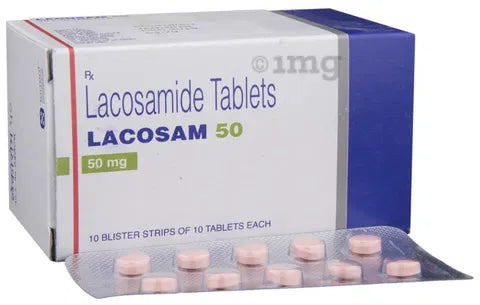 Lacosamide 50mg 10's - Hospitech and Pharma Limited