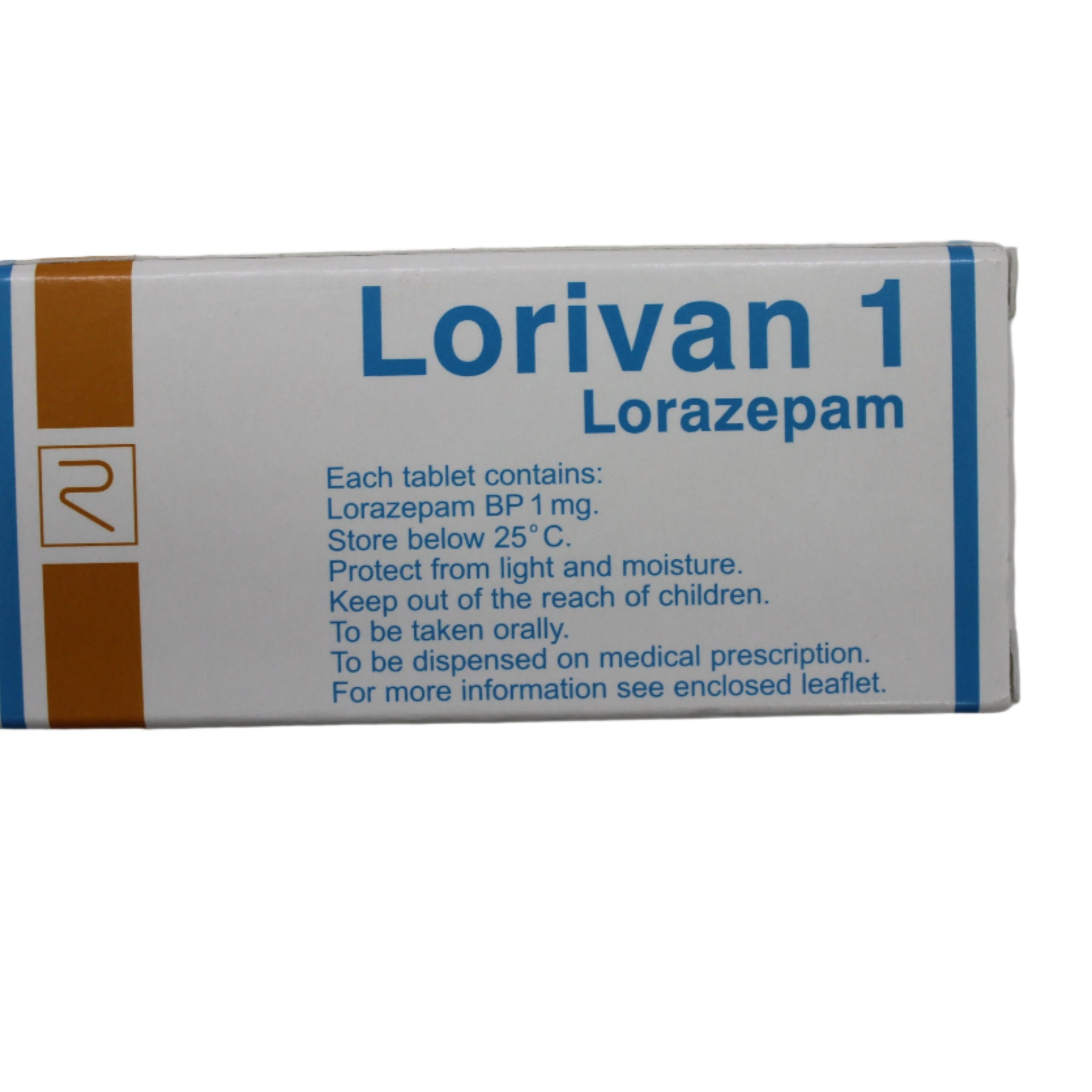 Lorazepam 1mg - Lorivan 1 - Hospitech and Pharma Limited
