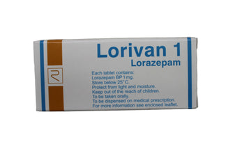 Lorazepam 1mg - Lorivan 1 - Hospitech and Pharma Limited