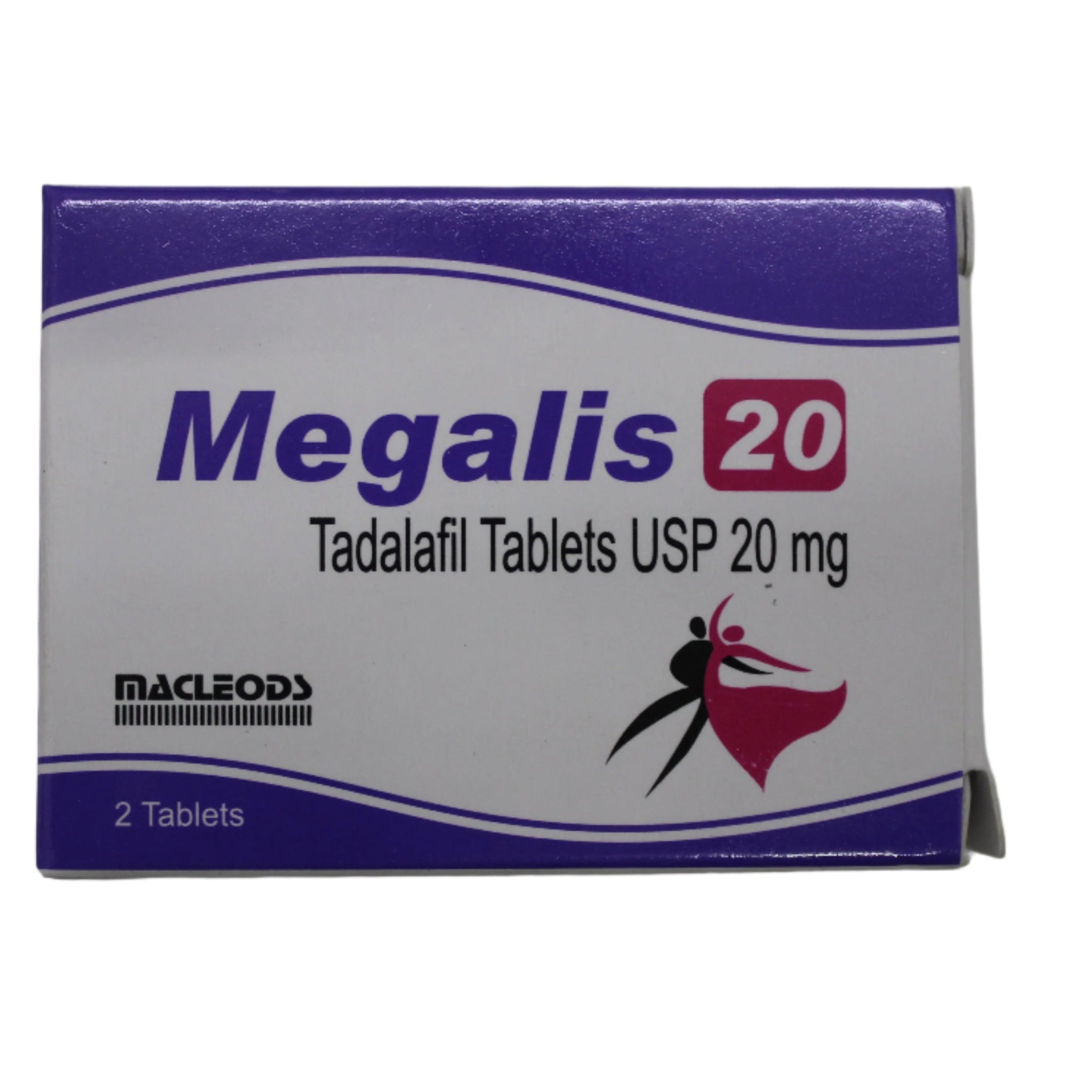 Tadalafil 20mg -Megalis 2's - Hospitech and Pharma Limited