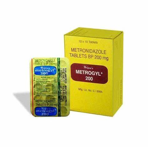 Metronidazole Tabs Sugar Coated 200mg - Metrogyl 100's