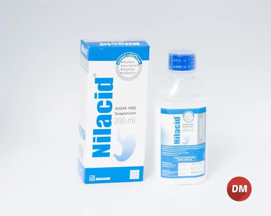 Nilacid Suspension 200ml - Hospitech and Pharma Limited
