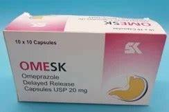 Omeprazole Caps - Omesk 100's - Hospitech and Pharma Limited