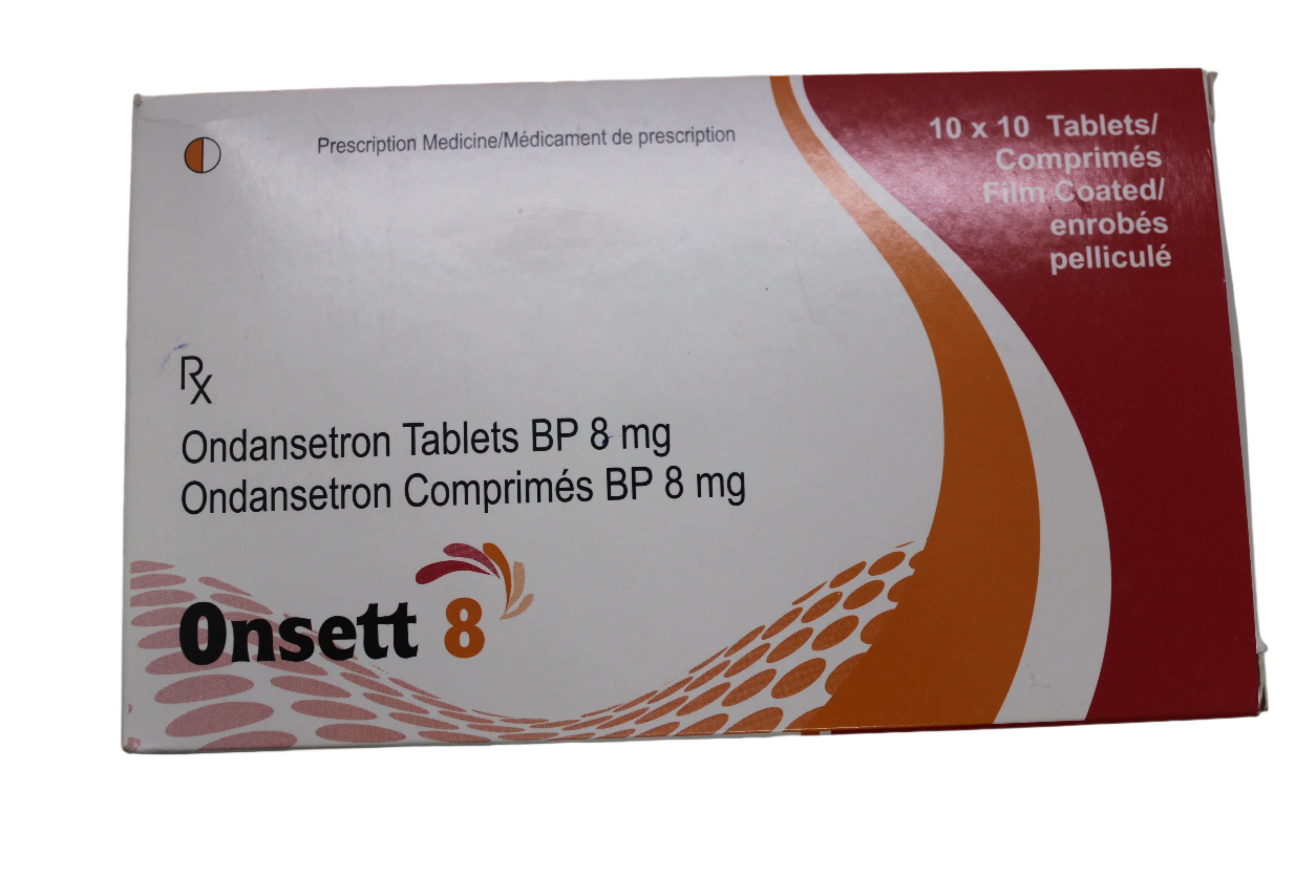 Ondansetron 8mg Tablets -Onset 10's