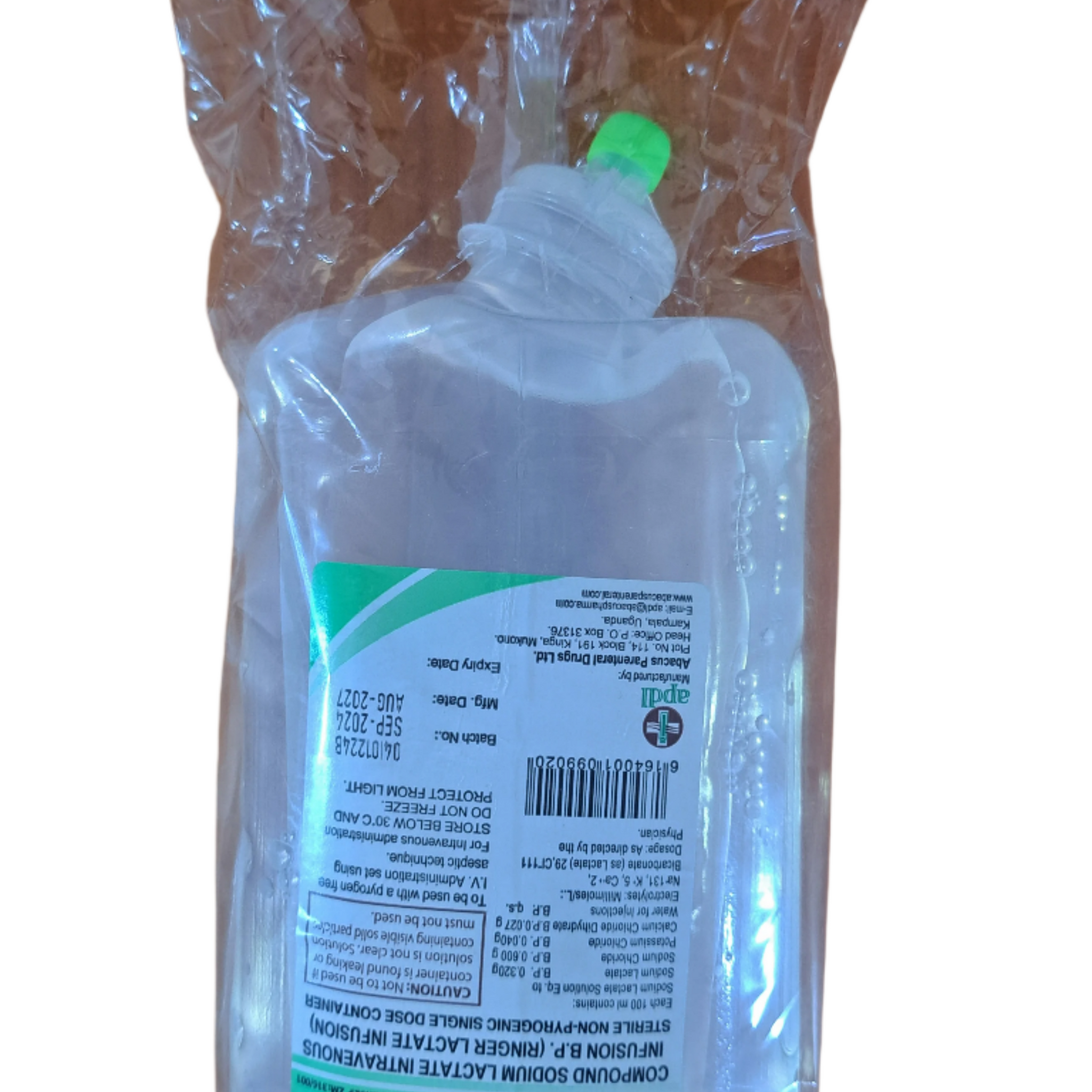 Ringa Lactate 500ml - Hospitech and Pharma Limited