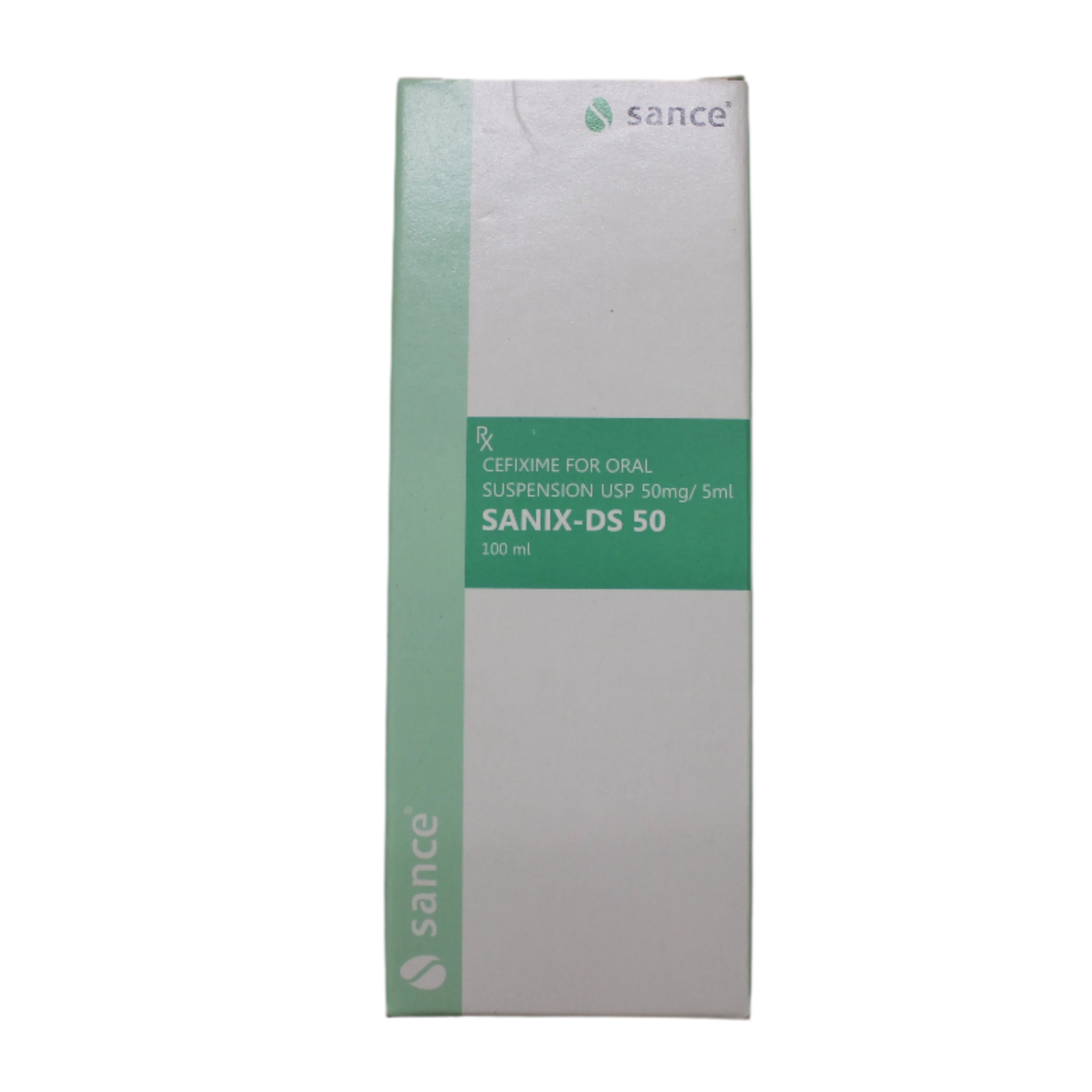 Cefixime 50mg/5ml Sanix 10's